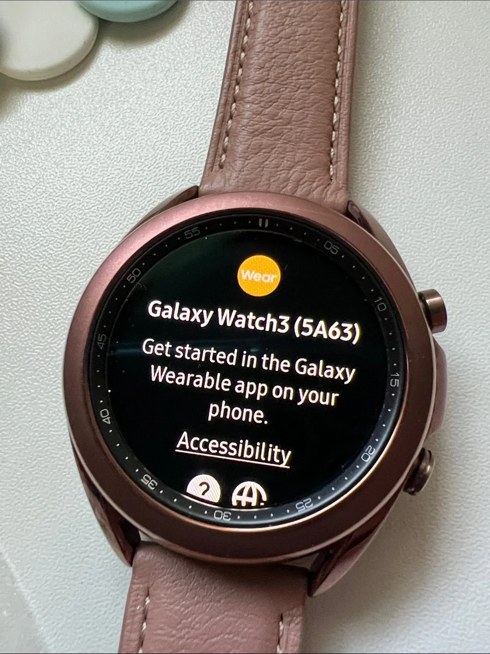 Samsung - Galaxy Watch3 Smartwatch 41mm Stainless BT - Mystic Bronze - (2020)